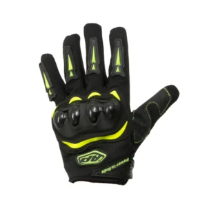 GUANTE CON PROTECCIÓN AP KNUCKLE NEGRO VERDE NEÓN